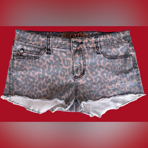 Drang Goodman TRIPP NYC Faded Cheetah Shorts Size: Small Women’s - Picture 1 of 3